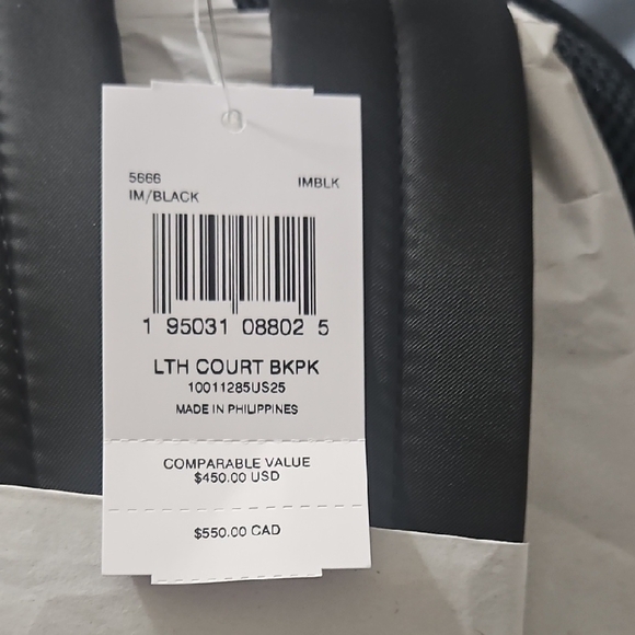 Coach Black Leather Backpack - Picture 12 of 14